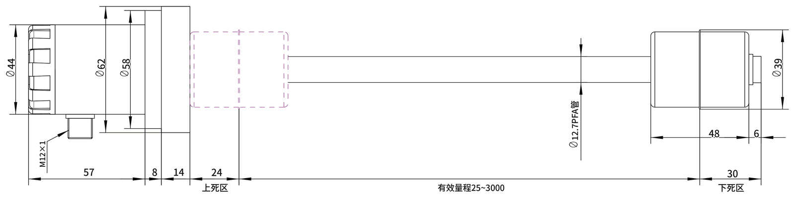 SGM-LC10 外形尺寸图(mm)