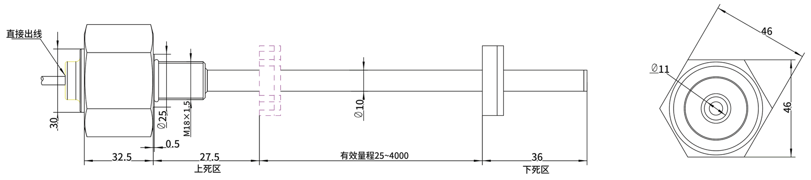 SGM-PR50 外形尺寸图2(mm)